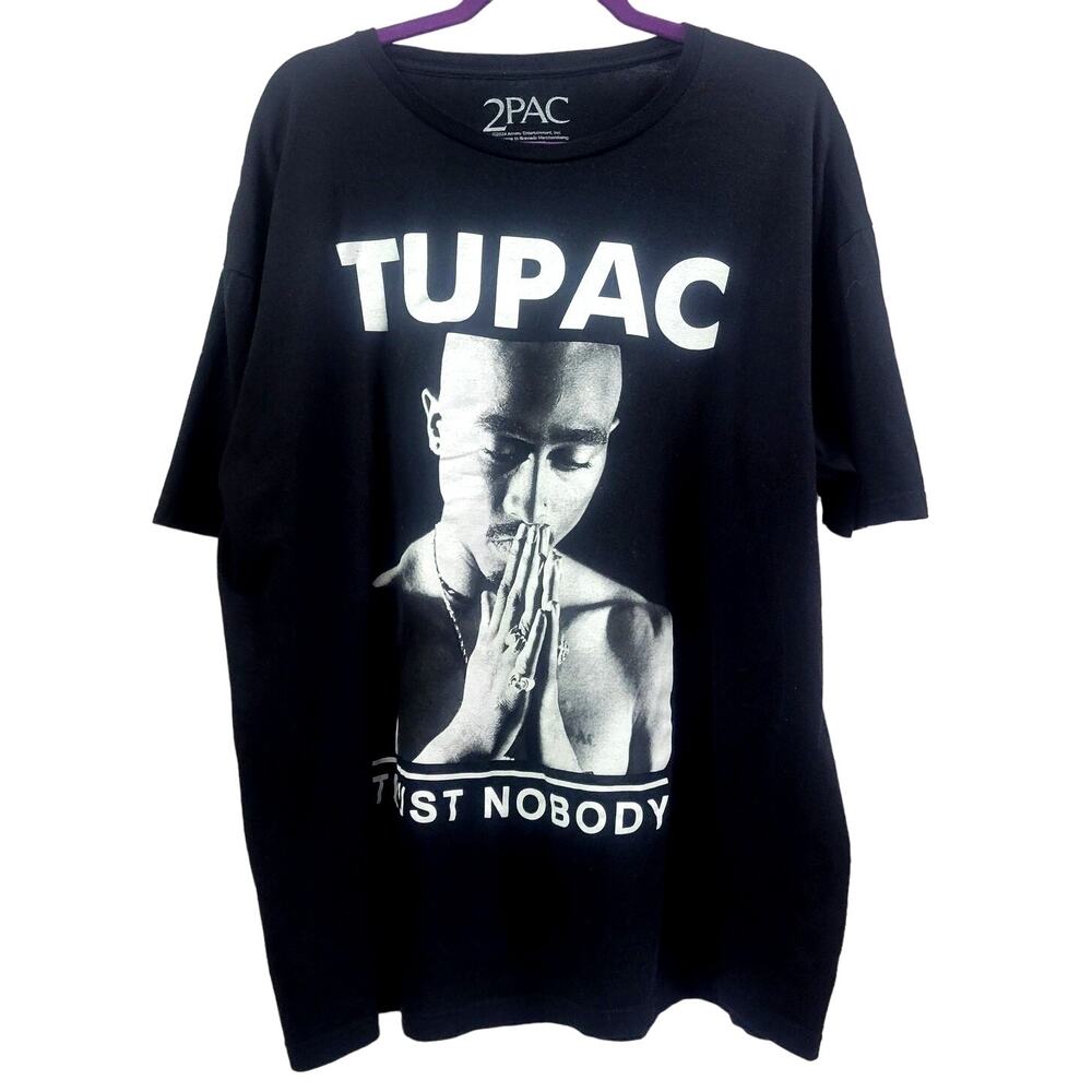 Bravado 2pac Trust Nobody Black Tee Size 2XL NWOT‎